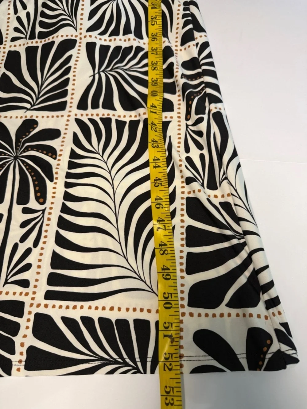 Robert Louis NWT XL Black & White Floral Graphic Maxi Dress - Picture 11 of 11